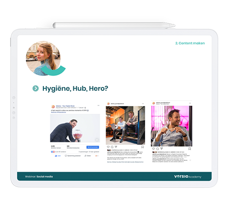 Presentatie Versio webinar over social media